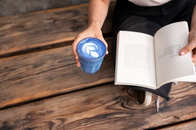 A close-up shot of a person's hands scrolling through a book review roundup on a tablet. The screen shows a mix of quotes, star ratings, and book covers, highlighting the variety of information presented in roundups. The background should be blurred to keep the focus on the tablet screen.