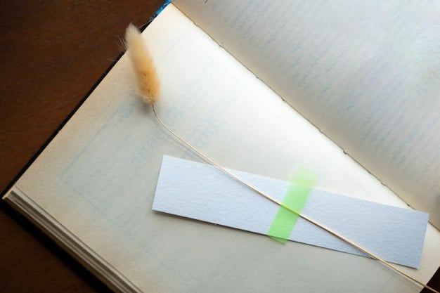 A close-up of a worn-out book with several bookmarks sticking out. The pages show highlighted passages and handwritten notes in the margins, symbolizing the intense study and analysis of literature.