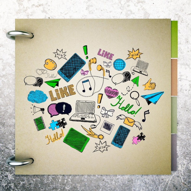 A graphic showing various digital marketing strategies for authors, including social media icons, email marketing templates, and website SEO elements. The graphic is colorful and visually appealing.