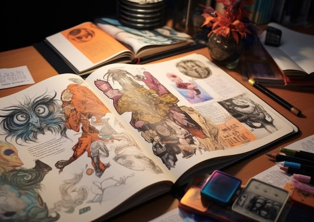 A thoughtfully arranged selection of graphic novels and memoirs, highlighting diverse art styles and narratives, including examples with powerful imagery and personal stories.