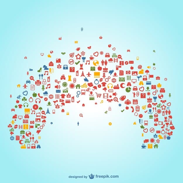 A stylized map with interconnected nodes representing various marketing channels (social media icons, email symbols, ad campaign graphs), all centered around a book icon, illustrating a comprehensive marketing strategy.