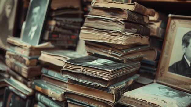 A stack of various literary magazines and newspapers with prominent book review sections, symbolizing the traditional influence of literary criticism.