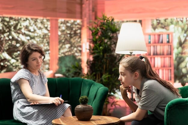 Two women talking on a coach during a bookclub event. One person looks to the other with a slightly frustrated expression, while the second uses active listening skills by looking back to the first woman with an expression that shows understanding and empathy.