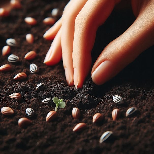 A close-up shot of hands planting seeds in soil, symbolizing the growth and potential of hope, community, and activism. The image should be warm and inviting, reflecting the core values of hopepunk. Inspired by The Rise of Hopepunk: Can Optimism and Activism Find a Place in Modern Storytelling?.